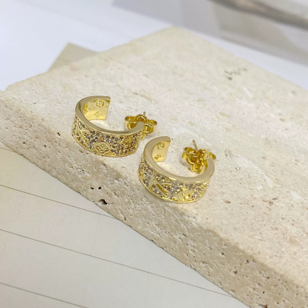 Tory Burch Geometric Rhinestone Earrings - Picture 2 of 7